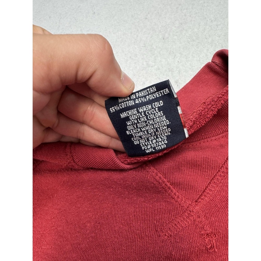 Nantucket Sweatshirt Mens Medium Red MV Sport Crewneck Pullover Fleece Graphic - Picture 3 of 7